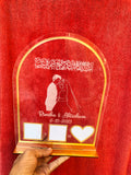 Nikkah thumb frame with stand